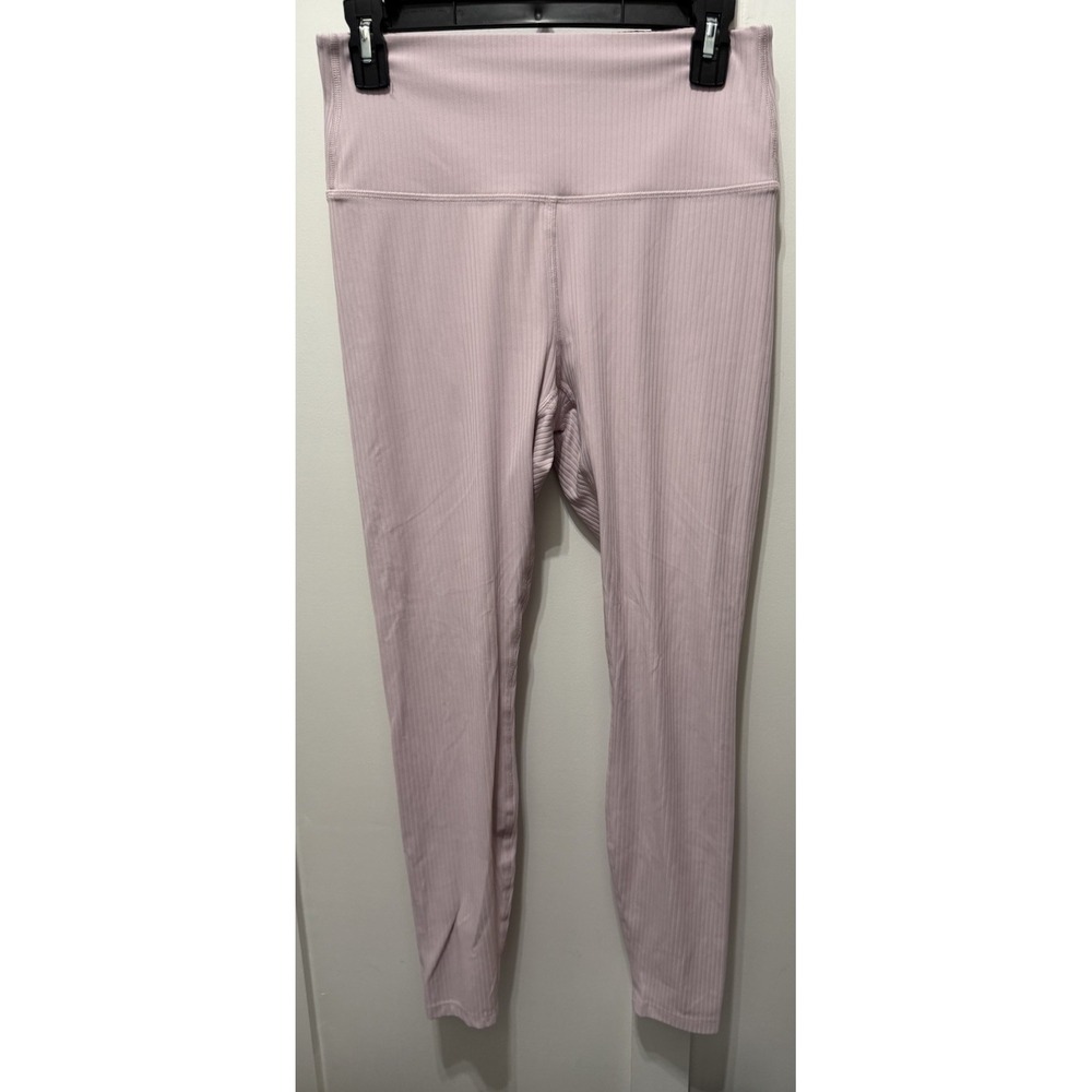 All‎ In Motion Women's Ultra High-Rise Ribbed Legging  Light Pink Size Medium
